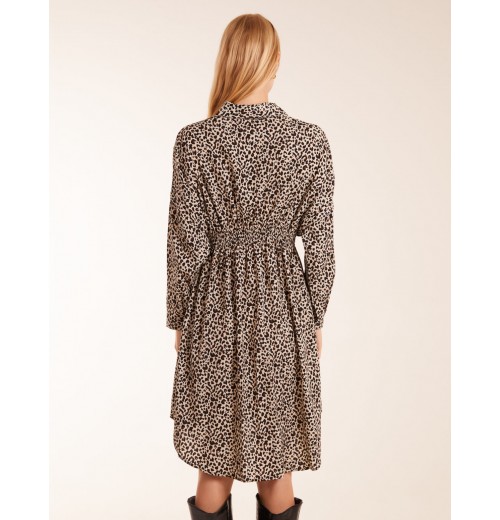 Leopard Shirt Dress