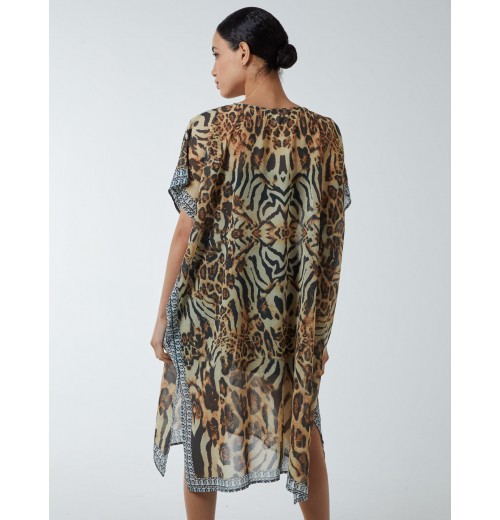 Animal Print Kaftan