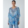 Patchwork Detail Kaftan Top