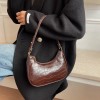 Croc Leather Handbag