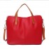 Leather Zip Top Tote Bag