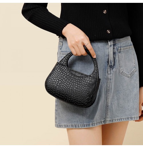 Croc Print Purse